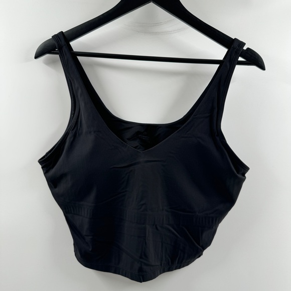 Brandless Athletic Tank Tops with Built-In Shelf Bra 2-Pack Black & Charcoal - Picture 5 of 7